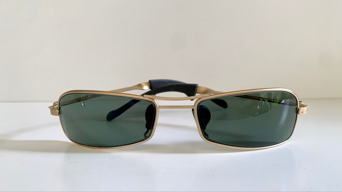 Ray Ban B&L Orbs Axis Square matte gold W2023 vintage sunglasses
