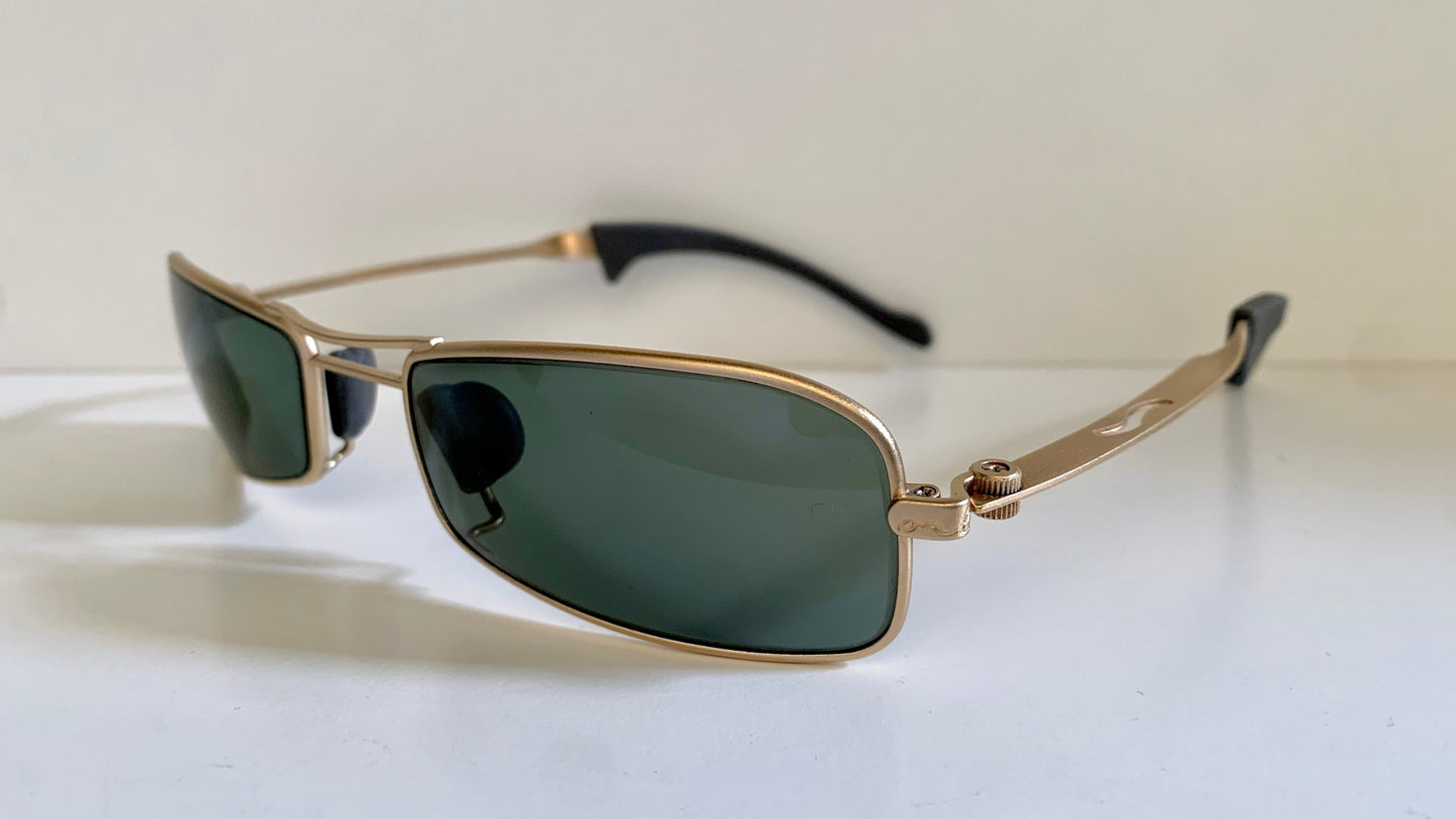 Ray Ban B&L Orbs Axis Square matte gold W2023 vintage sunglasses