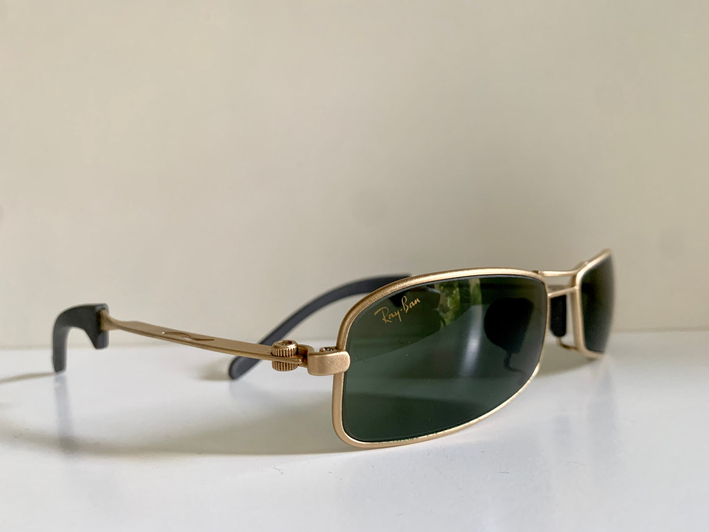 Ray Ban B&L Orbs Axis Square matte gold W2023 vintage sunglasses