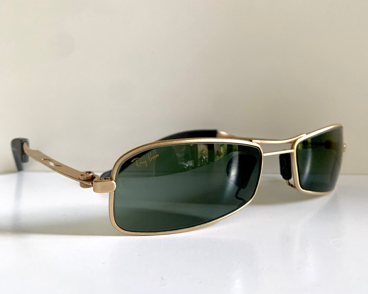 Ray Ban B&L Orbs Axis Square matte gold W2023 vintage sunglasses