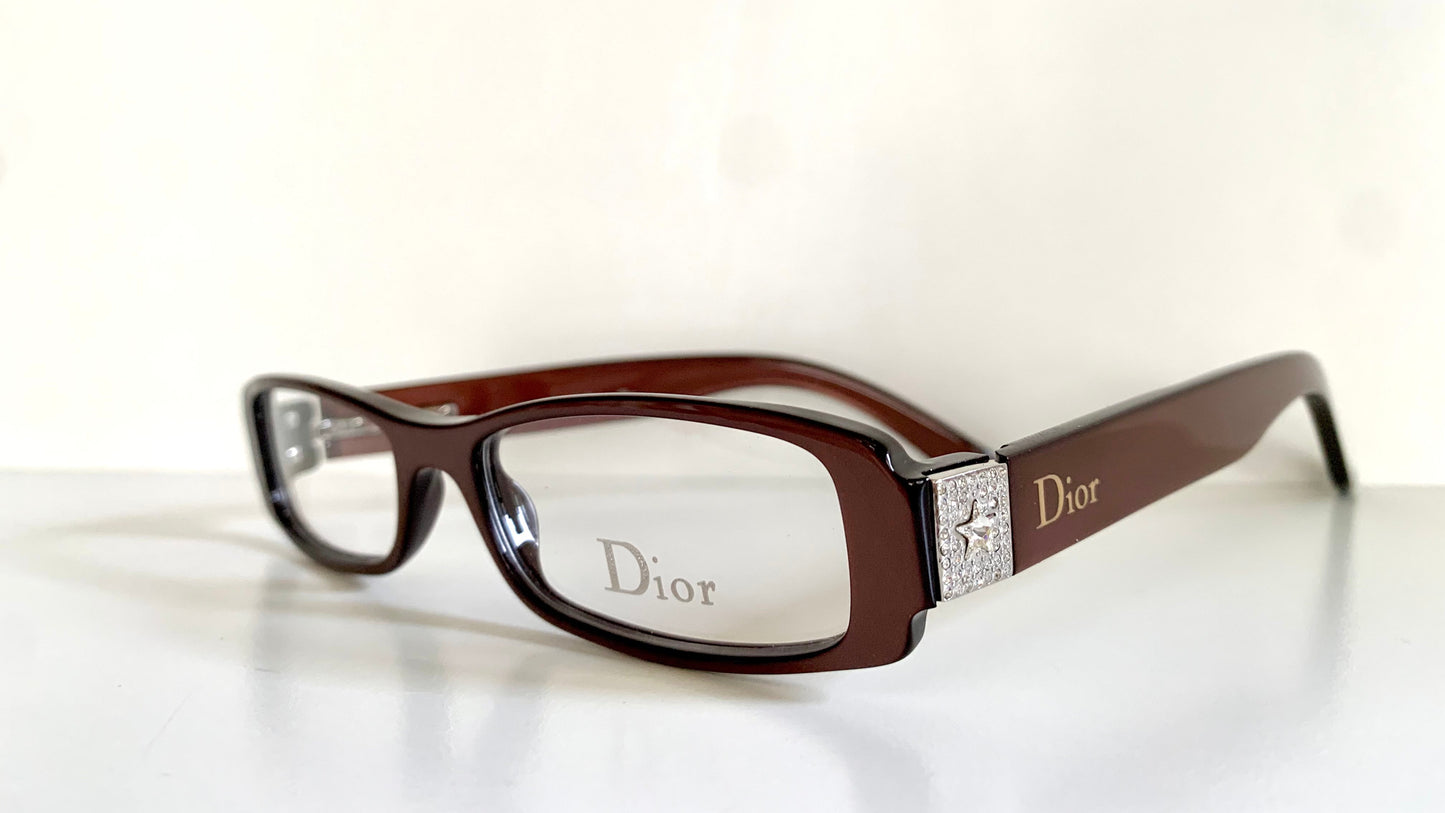 Christian Dior 00s Vintage glasses - 3101 strass star frames