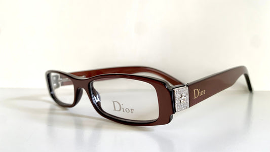 Christian Dior 00s Vintage glasses - 3101 strass star frames