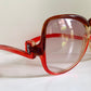 Yves Saint Laurent 80s vintage sunglasses - 7771 XL YSL red and brown frames
