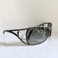 Yves Saint Laurent 00s sunglasses - YSL wrap frame with logos