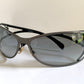 Yves Saint Laurent 00s sunglasses - YSL wrap frame with logos