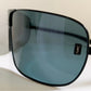 Yves Saint Laurent 00s sunglasses - XXL mask style black and blue frame