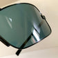 Yves Saint Laurent 00s sunglasses - XXL mask style black and blue frame