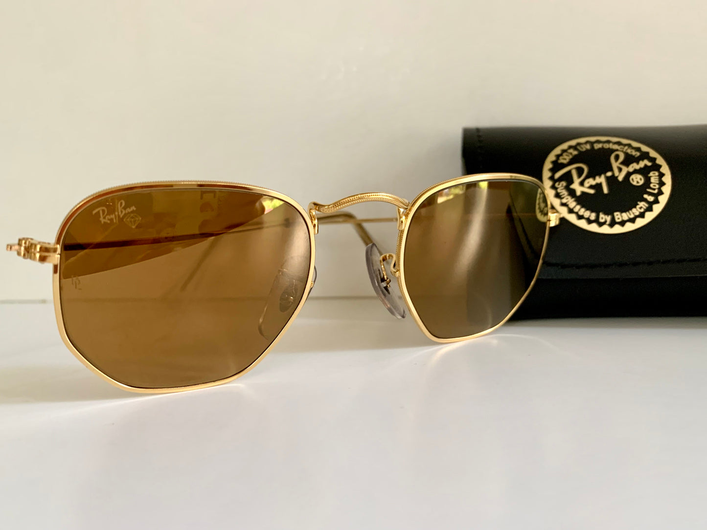 Ray Ban B&L - Diamond Hard mirrored W1910