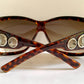 Yves Saint Laurent 00s vintage sunglasses - YSL brown frames with logos