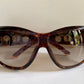 Yves Saint Laurent 00s vintage sunglasses - YSL brown frames with logos