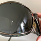 Yves Saint Laurent 00s sunglasses - YSL shield frame with rhinestones logos