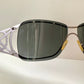 Yves Saint Laurent 00s sunglasses - YSL shield frame with rhinestones logos