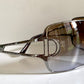 Christian Dior Diorissimo shield sunglasses on a white background