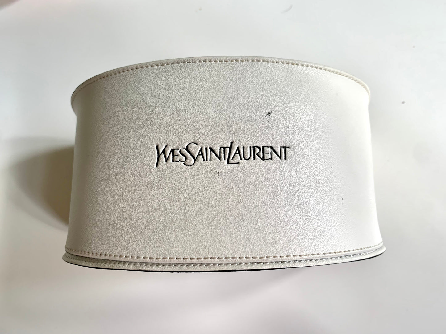 Yves Saint Laurent 00s sunglasses - YSL shield frame with rhinestones logos