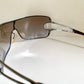 Christian Dior Diorissimo shield sunglasses on a white background