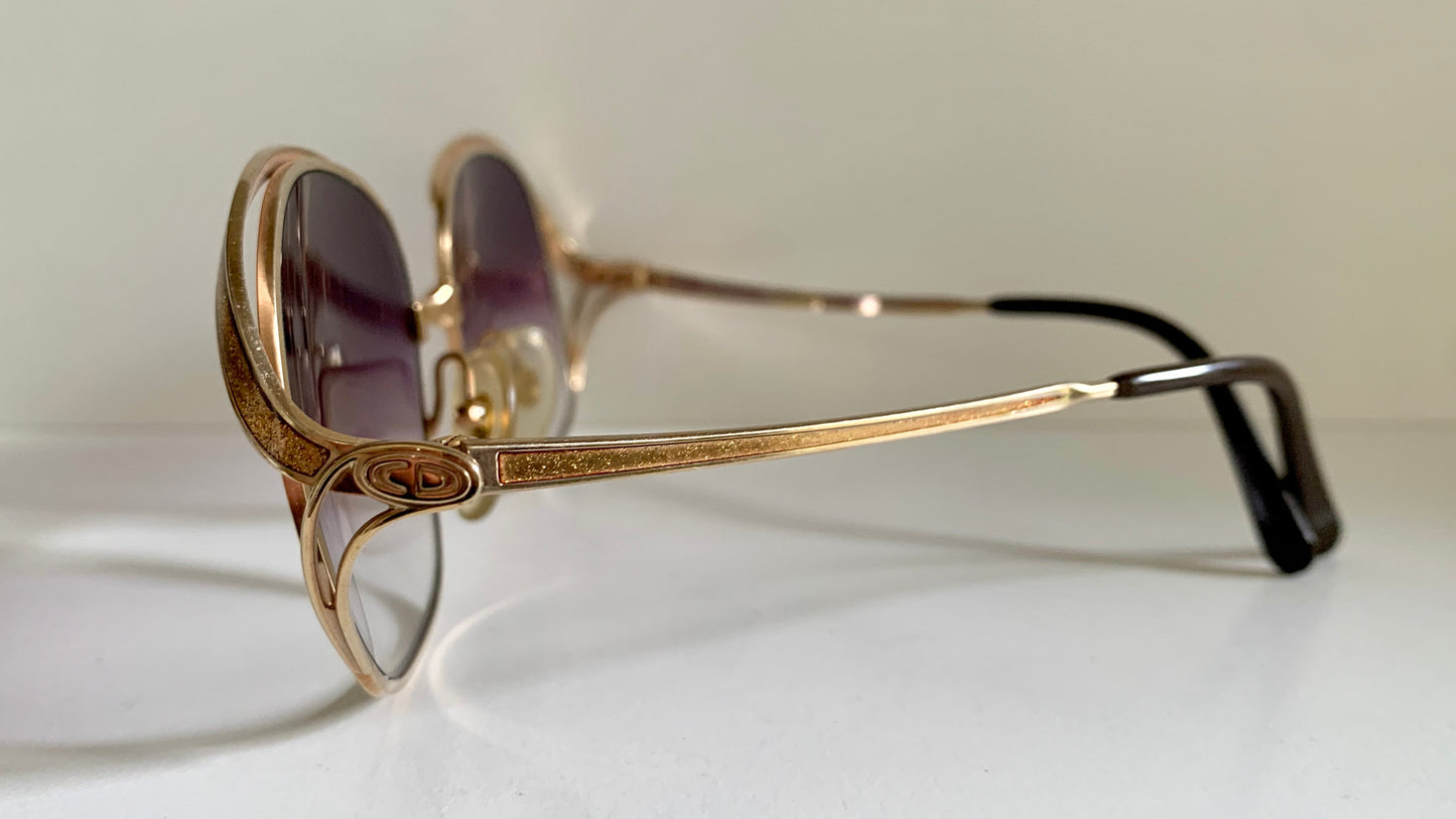 Christian Dior 80s sunglasses - 2145 glitter frames