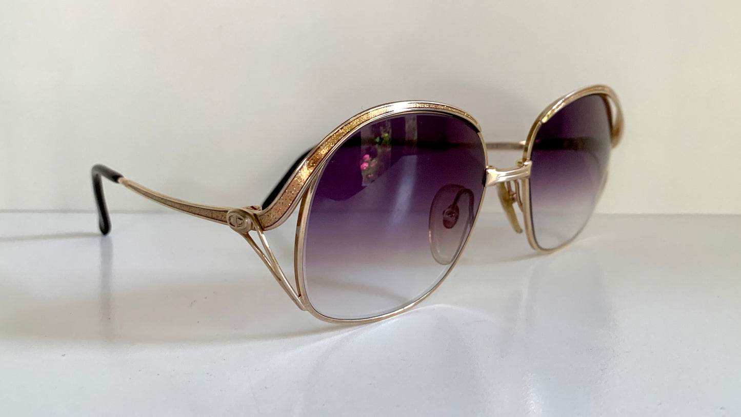 Christian Dior 80s sunglasses - 2145 glitter frames
