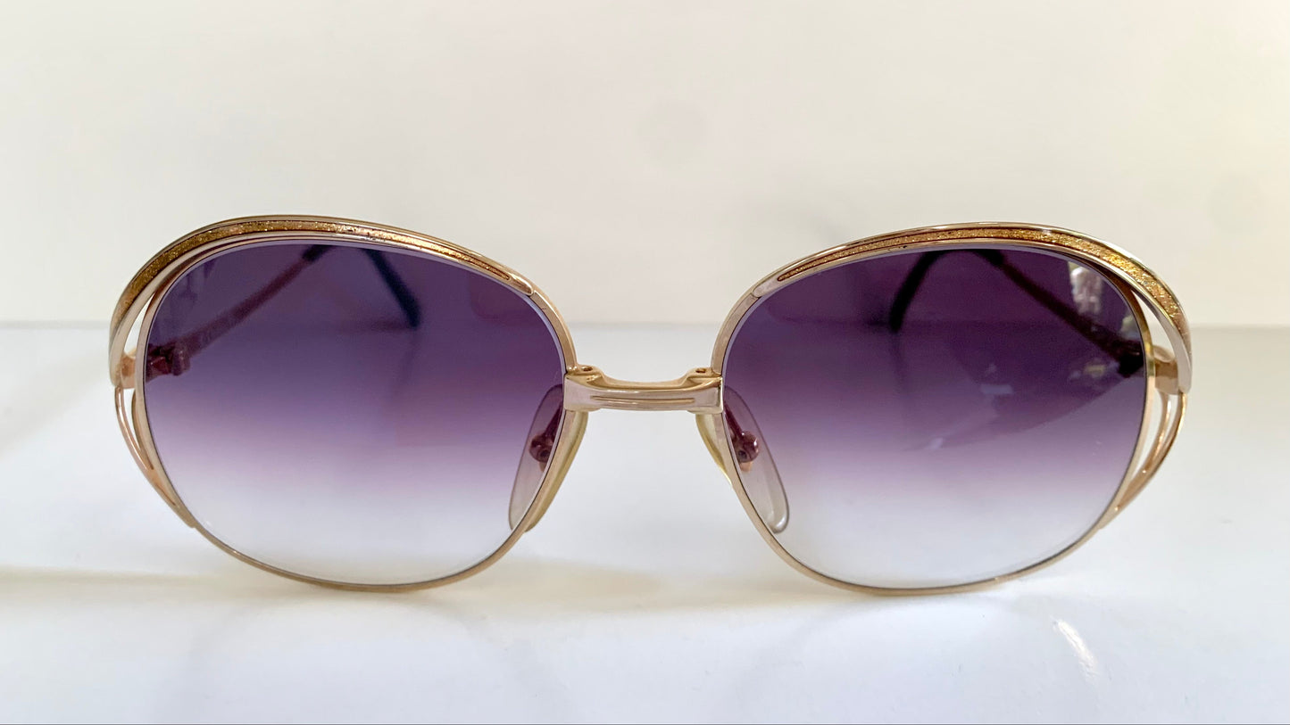 Christian Dior 80s sunglasses - 2145 glitter frames