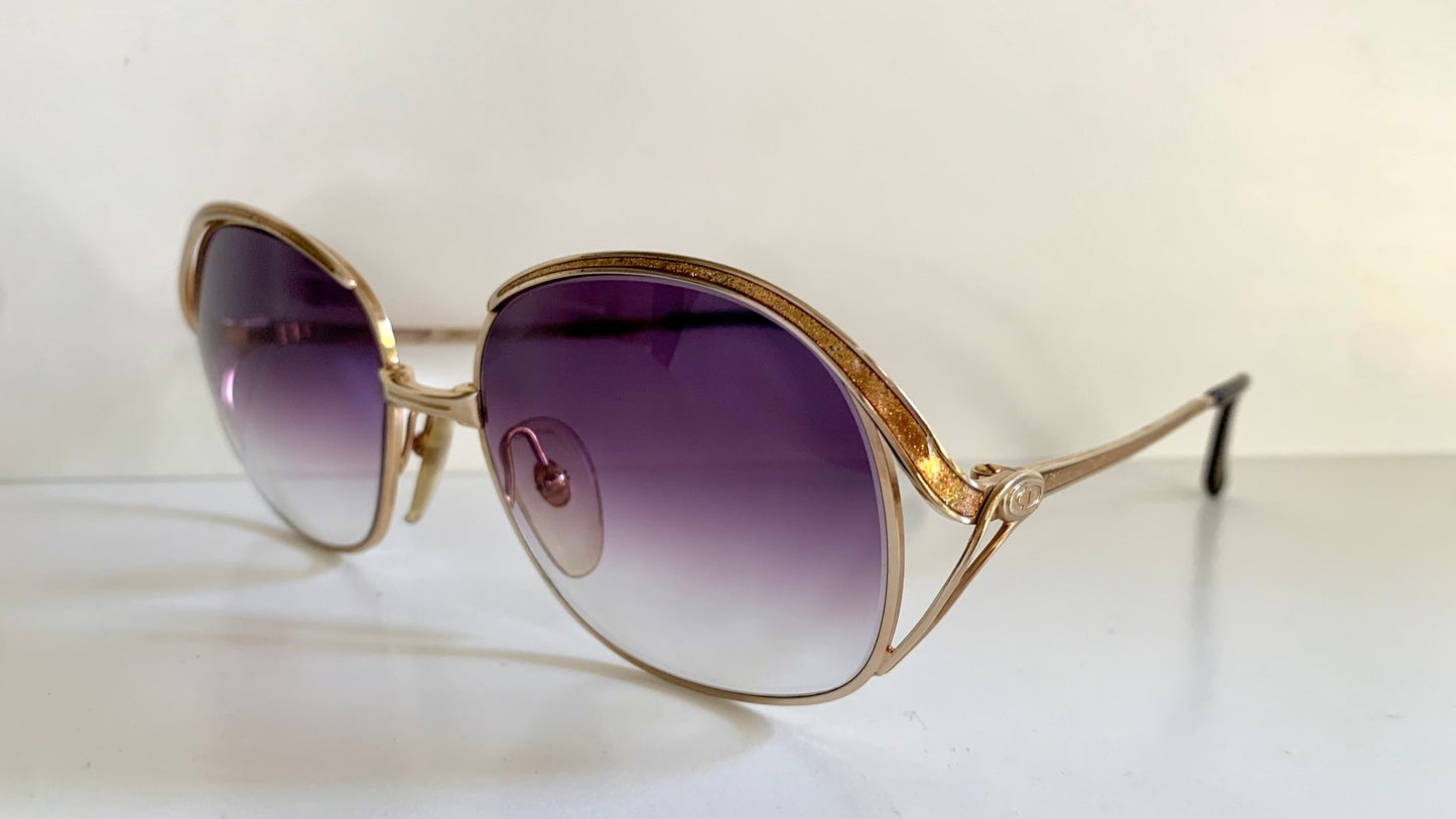Christian Dior 80s sunglasses - 2145 glitter frames