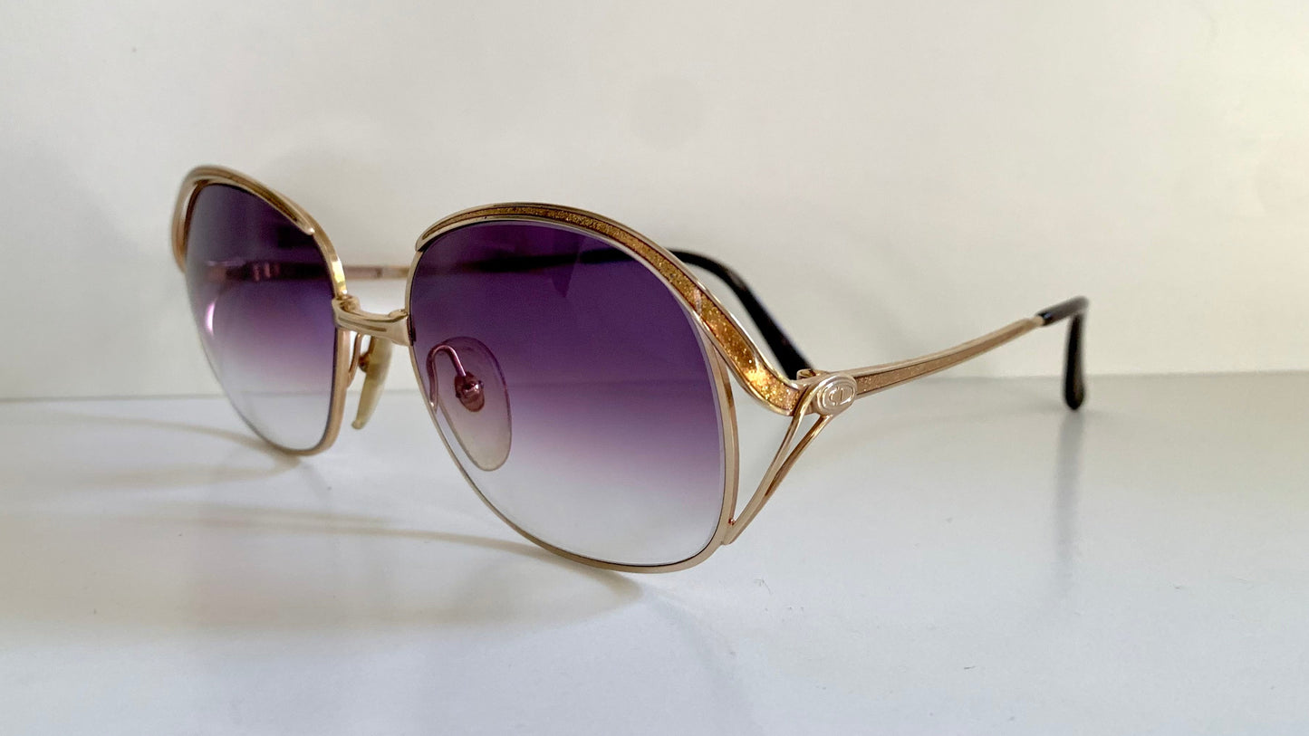 Christian Dior 80s sunglasses - 2145 glitter frames