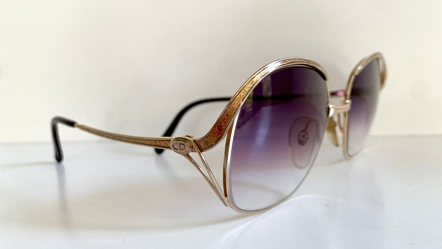 Christian Dior 80s sunglasses - 2145 glitter frames