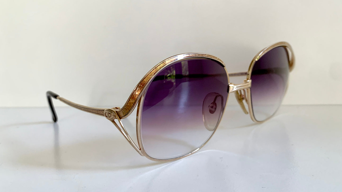 Christian Dior 80s sunglasses - 2145 glitter frames