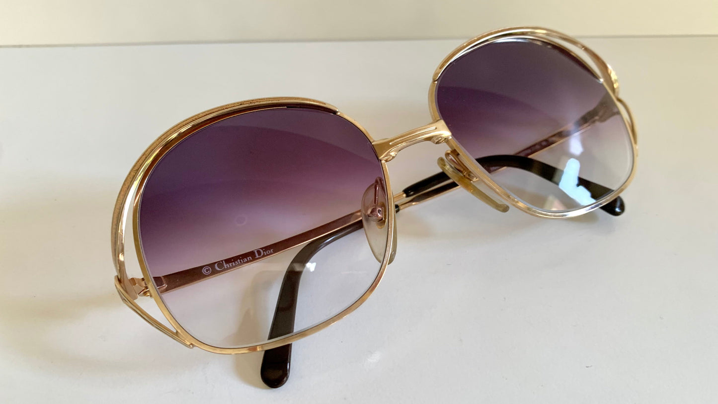 Christian Dior 80s sunglasses - 2145 glitter frames