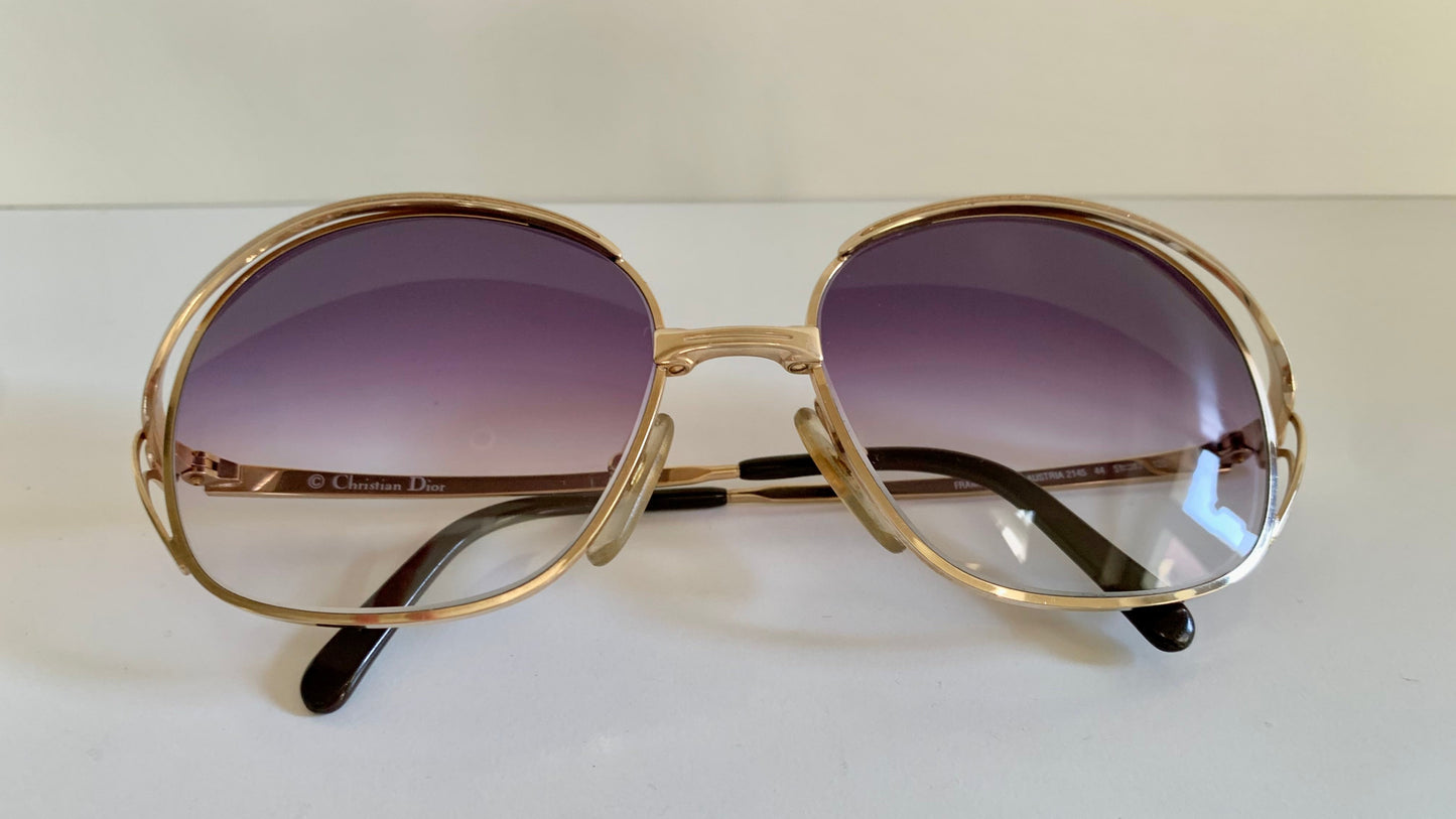 Christian Dior 80s sunglasses - 2145 glitter frames