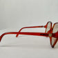 Christian Dior 80s vintage glasses - 2735 yellow and red frames