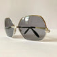 Silhouette 70s XL oversized sunglasses - 833 silver frames