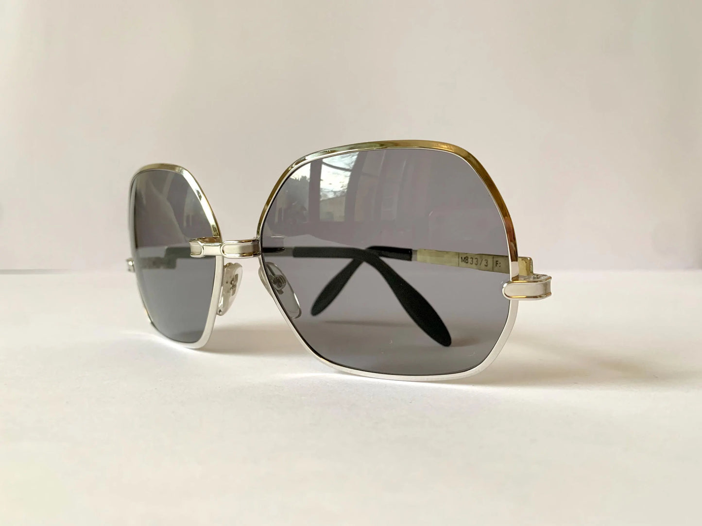 Silhouette 70s XL oversized sunglasses - 833 silver frames