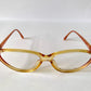 Christian Dior 80s vintage glasses - 2735 yellow and red frames