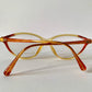 Christian Dior 80s vintage glasses - 2735 yellow and red frames
