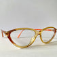 Christian Dior 80s vintage glasses - 2735 yellow and red frames