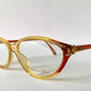 Christian Dior 80s vintage glasses - 2735 yellow and red frames