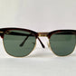 Ray Ban B&L USA vintage sunglasses - W0366 Clubmaster Brown