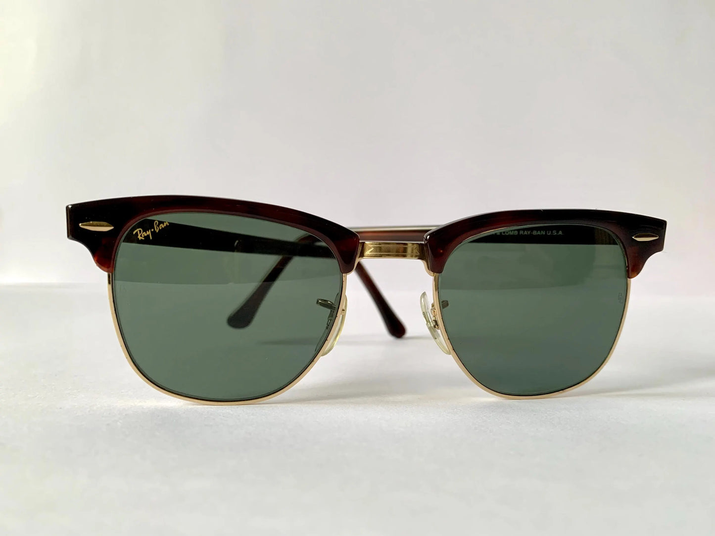 Ray Ban B&L USA vintage sunglasses - W0366 Clubmaster Brown