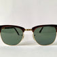 Ray Ban B&L USA vintage sunglasses - W0366 Clubmaster Brown