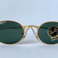 Vintage Ray Ban B&L USA sunglasses - W0976 Classic Oval Gold