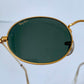 Vintage Ray Ban B&L USA sunglasses - W0976 Classic Oval Gold