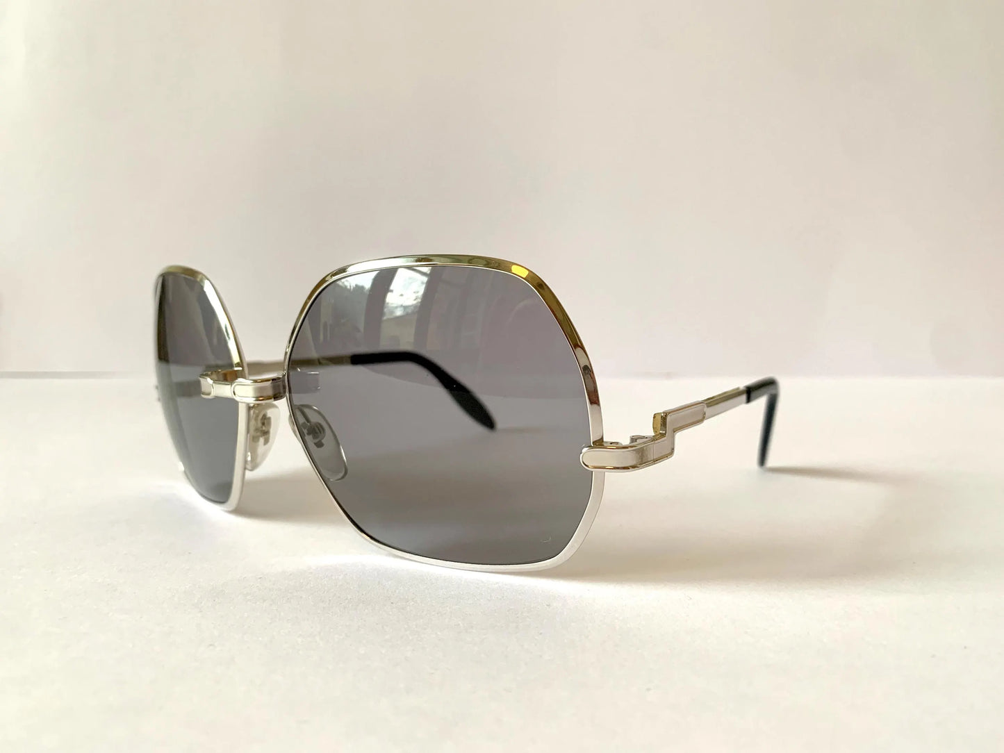 Silhouette 70s XL oversized sunglasses - 833 silver frames