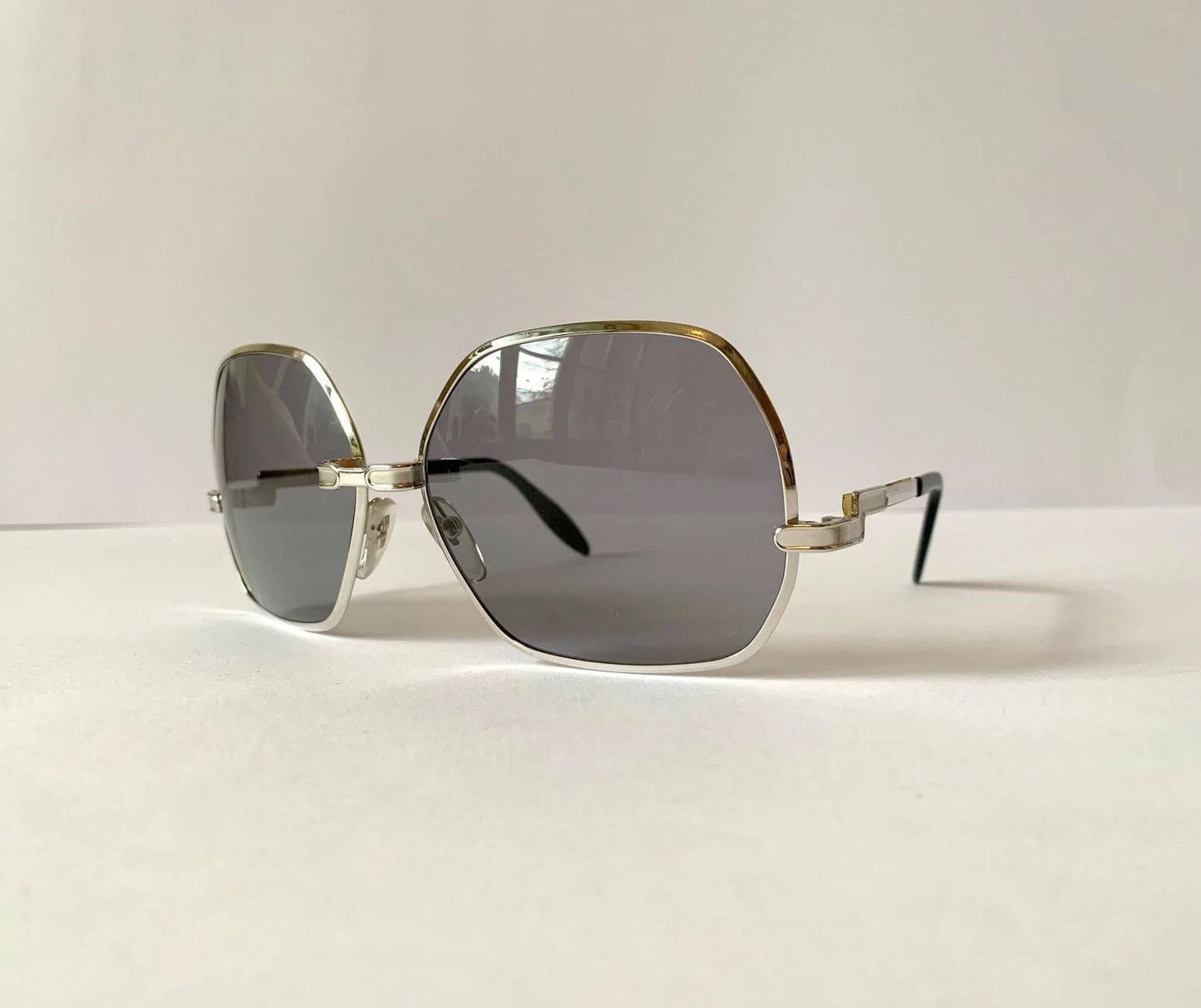 Silhouette 70s XL oversized sunglasses - 833 silver frames