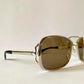 Silhouette 70s oversized sunglasses - 666 silver frames