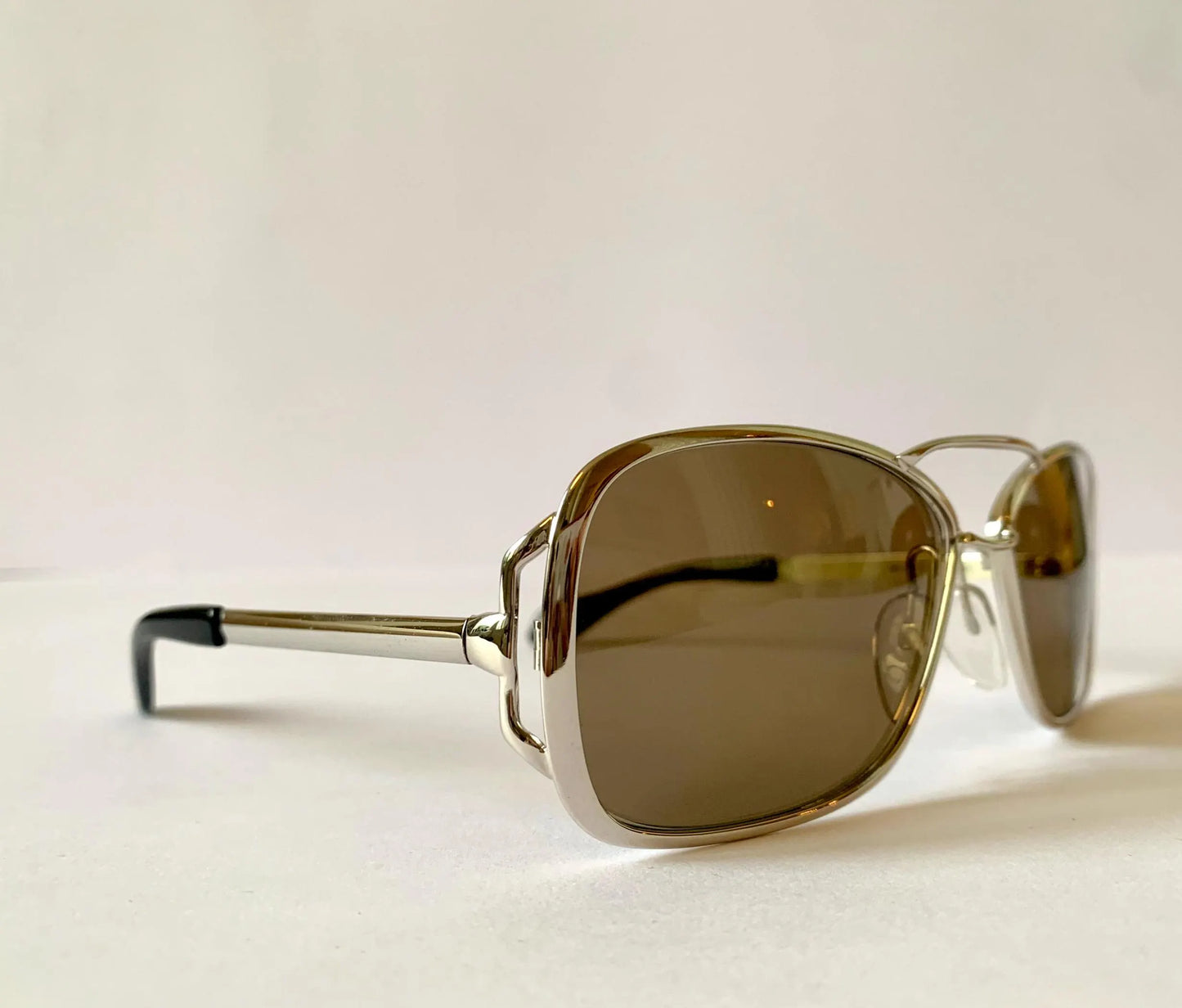 Silhouette 70s oversized sunglasses - 666 silver frames