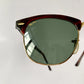 Ray Ban B&L USA vintage sunglasses - W0366 Clubmaster Brown