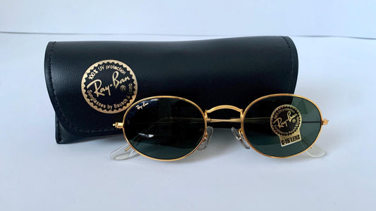 Vintage Ray Ban B&L USA sunglasses - W0976 Classic Oval Gold