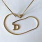 Christian Dior Hanoi vintage sunglasses - golden mirrored lenses with Dior logo charm chain