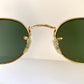 Ray Ban B&L USA vintage sunglasses - W0976 Classic Oval Gold
