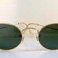 Ray Ban B&L USA vintage sunglasses - W0976 Classic Oval Gold