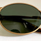 Ray Ban B&L USA vintage sunglasses - W2981 Highstreet brushed gold oval frames